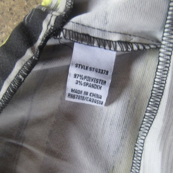 Jules & Leopold Full Back Zip, Black, Yellow and White Skirt, Size L E225 - Picture 7 of 7